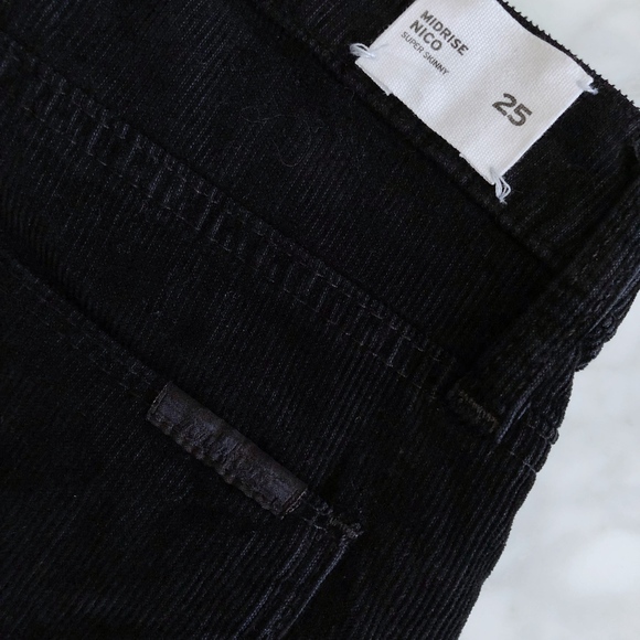 BOGO50%Hudson Cords Nico Super Skinny Black - Picture 4 of 7